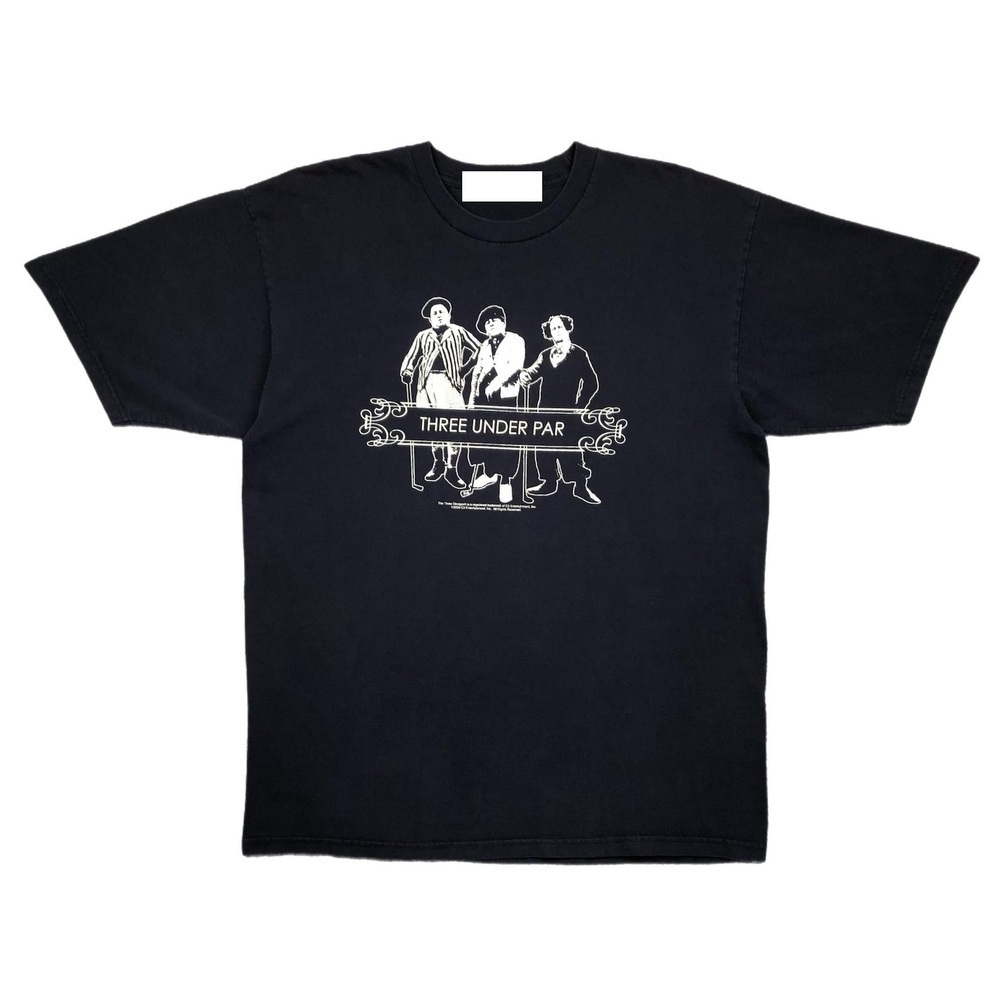2004 The Three Stooges Three Under Par Funny Movie T-Shirt